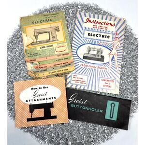 1950s Vintage lot of Sewing Manuals/Instruction Booklet, Shabby and Chic, Sewing